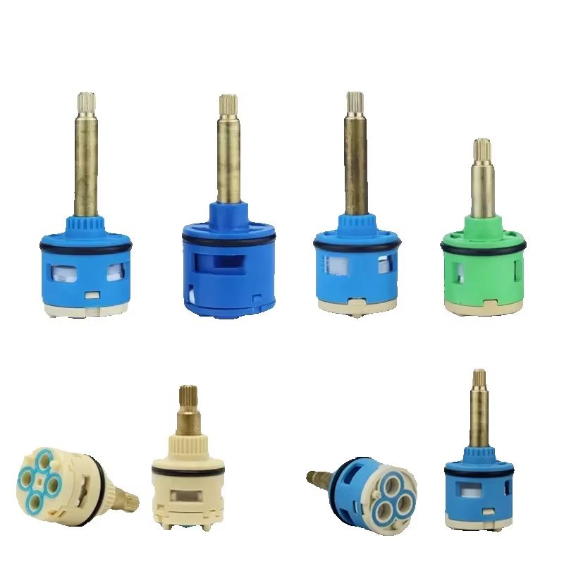 Shower Valve Cartridge - 蛇口用セラミックスプール,ウォーターミキサー,蛇口用スペア,バスルーム用アクセサリー,1個