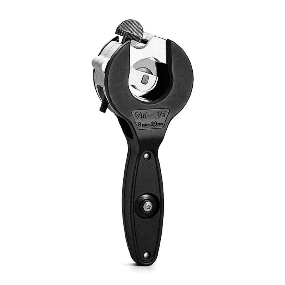 Pipe Cutter Ratchet - 8～29mm/6～23mmの金属、ステンレス鋼、銅、アルミニウムパイプを切断するためのラチェット式パイプカッター。ラチェット式ハサミ、ホース切断用、手動工具。