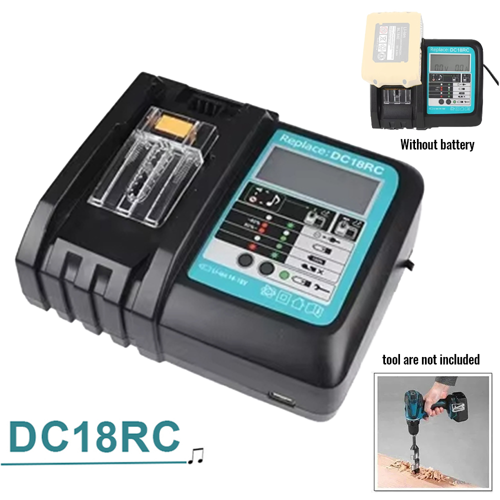 Makita Drill Hp1640 - DC18RC リチウムイオンバッテリー 3A 充電器マキタ 18V 14.4V