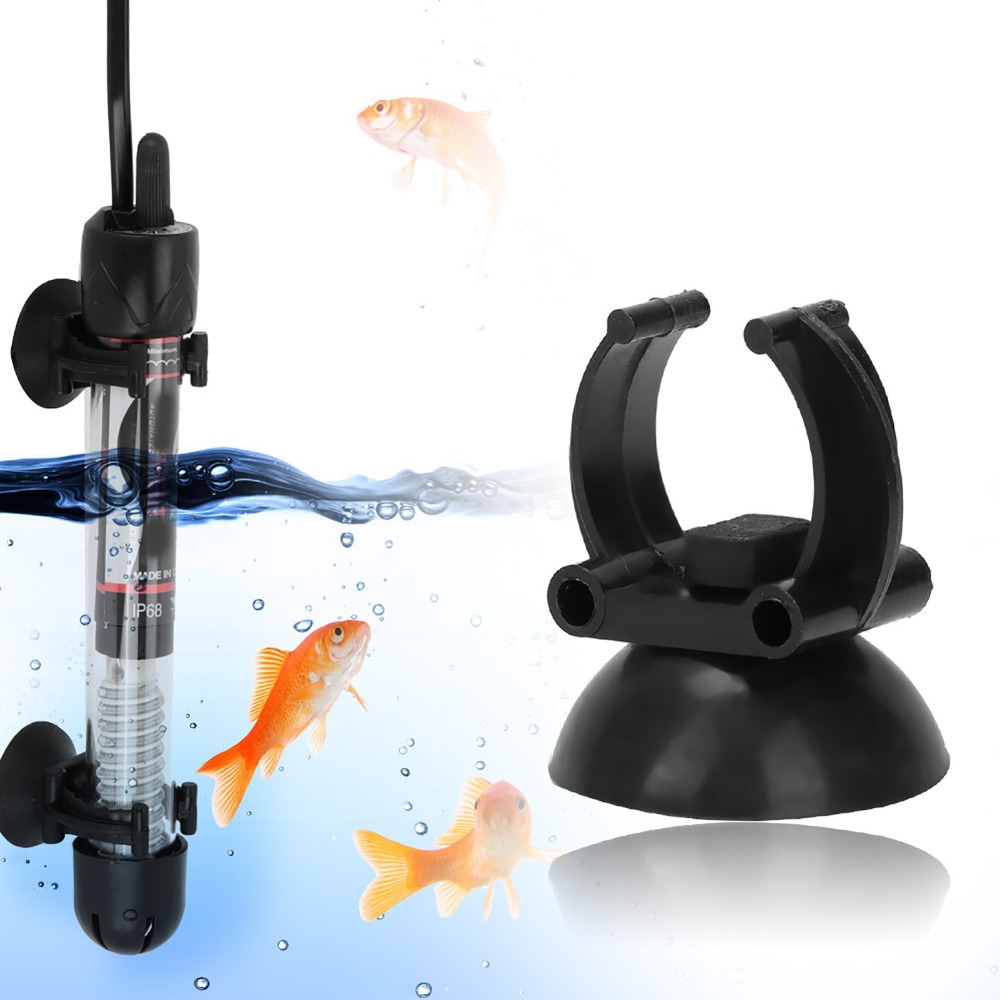 20個セット PVC製水槽加熱棒クリップ 吸盤付き ブラック - Plastic Pipe Clip のレビューと価格