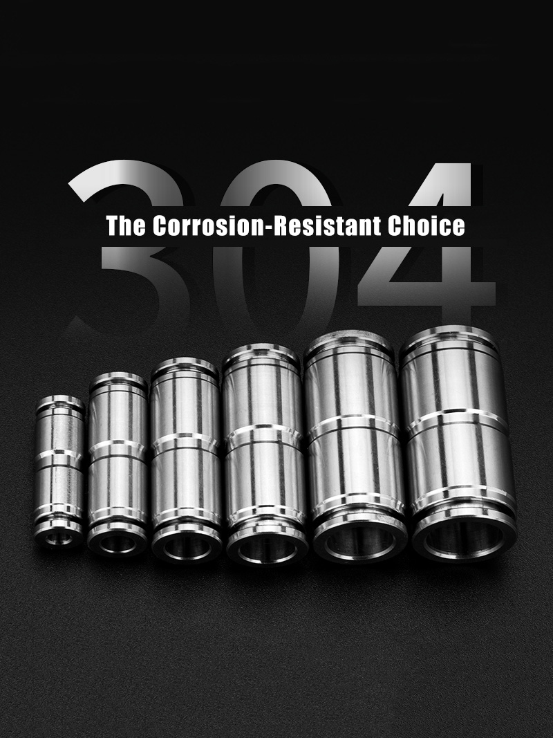 PU PG 304 ステンレス鋼金属空気圧クイックコネクタ  - Compression Fitting Brass のレビューと価格