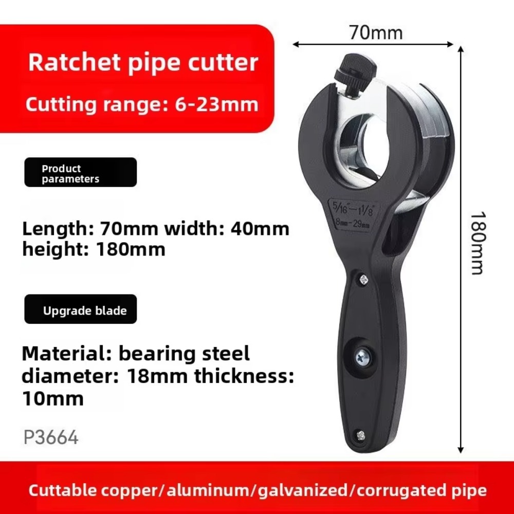 8～29mm/6～23mmの金属、ステンレス鋼、銅、アルミニ - Pipe Cutter Ratchet のレビューと価格