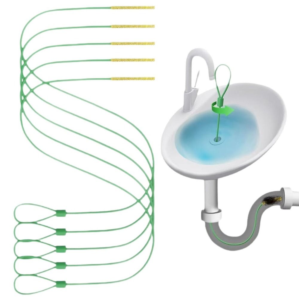 実用的なフレキシブル排水管クリーナー5個セット、耐久性のある - Drain Snake Flexible のレビューと価格