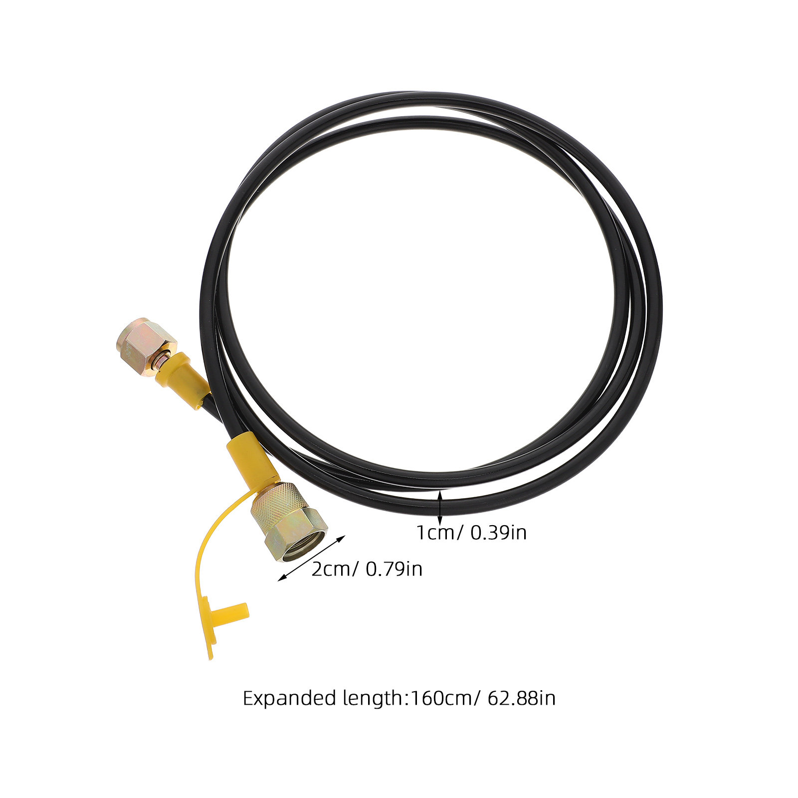 油圧圧力計用ホース 5M。高精度設計、高い柔軟性、低浸透性を - Flexible Hose Braided のレビューと価格
