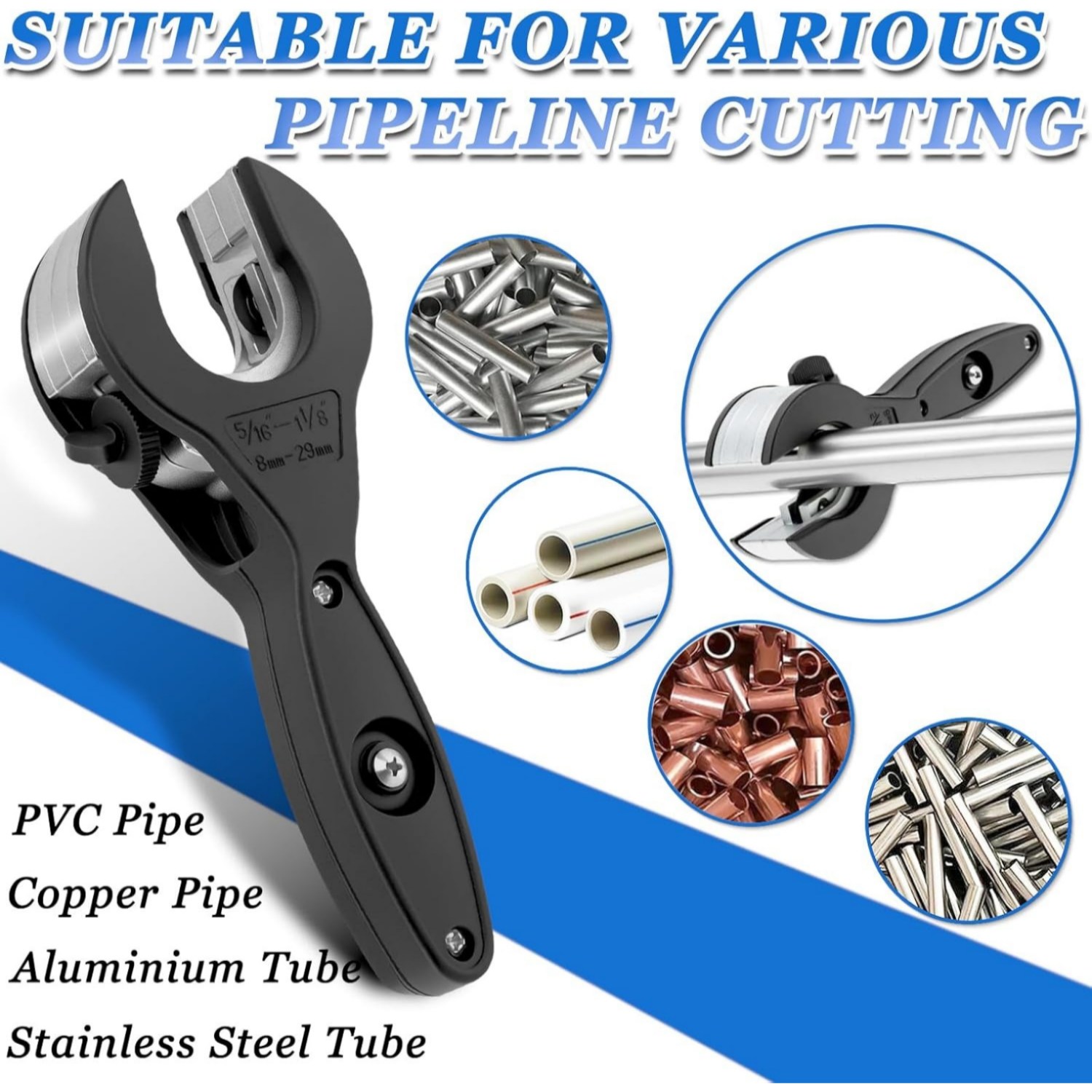 ラチェット式パイプカッター ヘビーデューティー銅管カッター  - Pipe Cutter Ratchet のレビューと価格