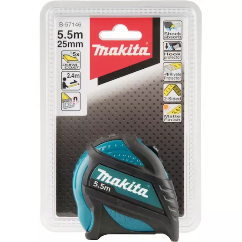 マキタ B-57146 テープメジャー 5.5m x 25m - Stanley Tape 25Ft のレビューと価格